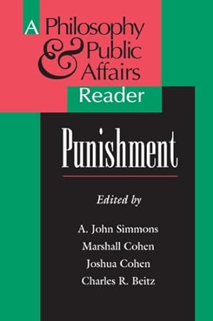 Immagine del venditore per Punishment : A Philosophy & Public Affairs Reader venduto da GreatBookPrices