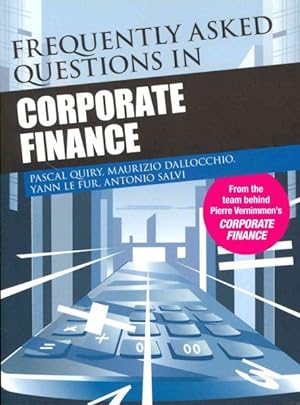 Immagine del venditore per Frequently Asked Questions in Corporate Finance venduto da GreatBookPrices