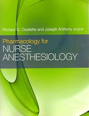 Imagen del vendedor de Pharmacology for Nurse Anesthesiology a la venta por GreatBookPrices