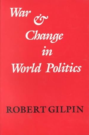 Imagen del vendedor de War and Change in World Politics a la venta por GreatBookPrices