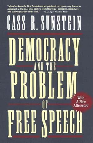 Immagine del venditore per Democracy and the Problem of Free Speech venduto da GreatBookPrices