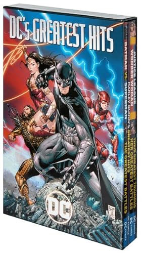 Seller image for DC's Greatest Hits Box Set : Justice League Their Greatest Triumphs \ Wonder Woman Her Greatest Battles \ Harley Quinn's Greatest Hits \ Batman Vs. Superman the Greatest Battles for sale by GreatBookPrices