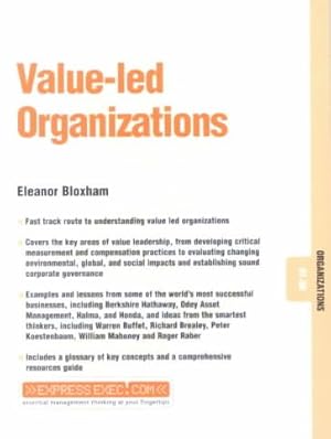 Immagine del venditore per Value-Led Organizations venduto da GreatBookPrices