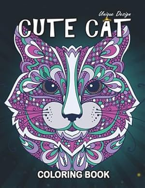 Imagen del vendedor de Cute Cat Coloring Book: Stress Relieving Design for Girls, Teen and Adults Coloring Book Easy to Color a la venta por GreatBookPrices