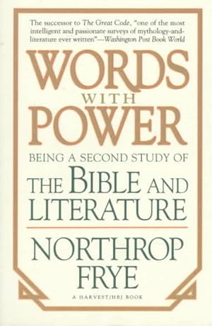 Seller image for Words With Power : Being a Second Study of "the Bible and Literature" for sale by GreatBookPrices