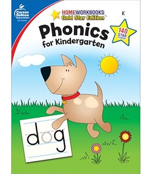 Imagen del vendedor de Phonics for Kindergarten : Home Workbooks Gold Star Edition a la venta por GreatBookPrices