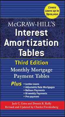 Seller image for Mcgraw-hill's Interest Amortization Tables for sale by GreatBookPrices