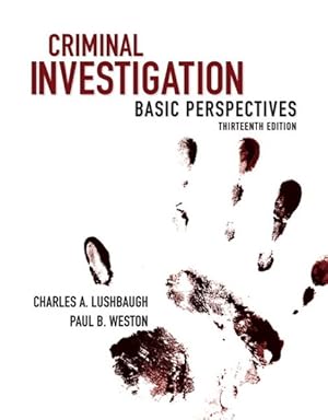 Seller image for Criminal Investigation : Basic Perspectives for sale by GreatBookPrices