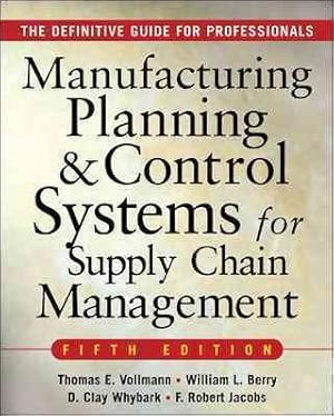 Imagen del vendedor de Manufacturing Planning and Control Systems for Supply Chain Management a la venta por GreatBookPrices