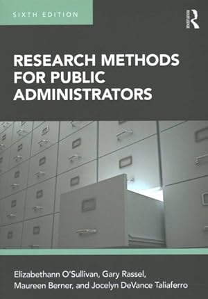 Seller image for Research Methods for Public Administrators for sale by GreatBookPrices
