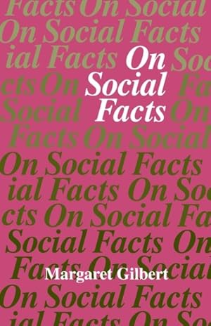 Imagen del vendedor de On Social Facts a la venta por GreatBookPrices