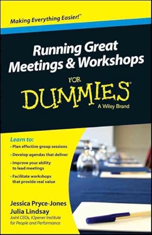 Bild des Verkufers fr Running Great Meetings & Workshops for Dummies zum Verkauf von GreatBookPrices