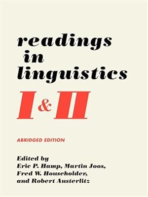 Seller image for Readings in Linguistics I & II for sale by GreatBookPrices
