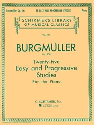 Immagine del venditore per Twenty-Five Easy and Progressive Studies for the Piano, Op. 100 : Complete venduto da GreatBookPrices