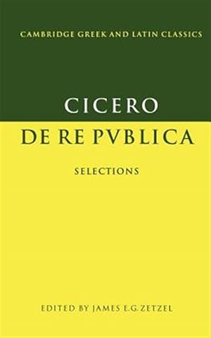 Immagine del venditore per Cicero De re Publica -Language: latin venduto da GreatBookPrices