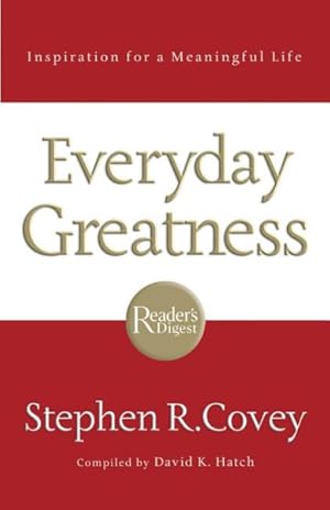 Seller image for Everyday Greatness : Inspiration for a Meaningful Life for sale by GreatBookPrices