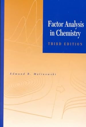 Seller image for Factor Analysis in Chemistry for sale by GreatBookPrices