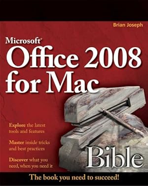 Imagen del vendedor de Microsoft Office 2008 for Mac Bible a la venta por GreatBookPrices