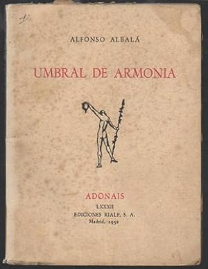 Seller image for UMBRAL DE ARMONIA. for sale by Librera Raimundo