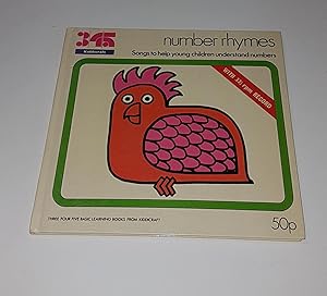 Seller image for Number Rhymes - Songs to Help Young Children Understand Numbers - Three Four Five Basic Learning Books from Kiddicraft - With 33 1/3 rpm Record for sale by CURIO