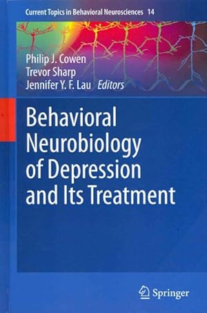 Seller image for Behavioral Neurobiology of Depression and Its Treatment for sale by GreatBookPrices