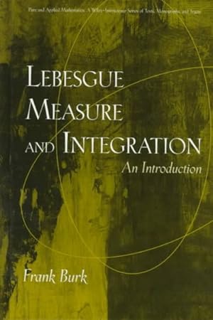 Imagen del vendedor de Lebesgue Measure and Integration : An Introduction a la venta por GreatBookPrices
