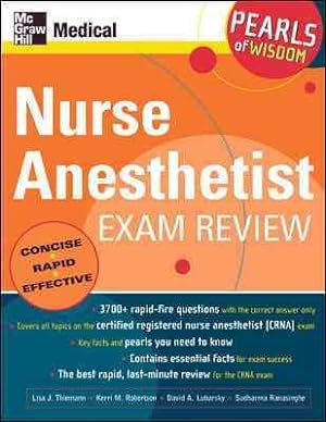 Image du vendeur pour Nurse Anesthetist Exam Review mis en vente par GreatBookPrices