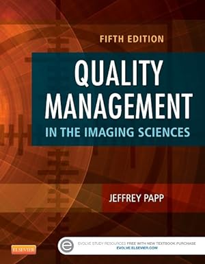 Imagen del vendedor de Quality Management in the Imaging Sciences a la venta por GreatBookPrices