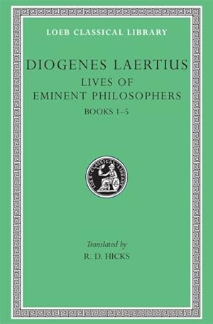 Imagen del vendedor de Diogenes Laertius : Lives of Eminent Philosophers a la venta por GreatBookPrices