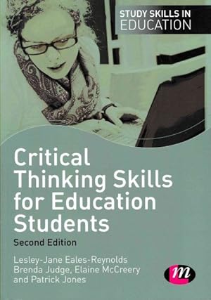 Imagen del vendedor de Critical Thinking Skills for Education Students a la venta por GreatBookPrices