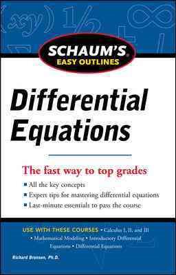 Seller image for Schaum's Easy Outline of Differential Equations for sale by GreatBookPrices