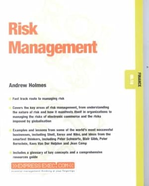 Imagen del vendedor de Risk Management a la venta por GreatBookPrices