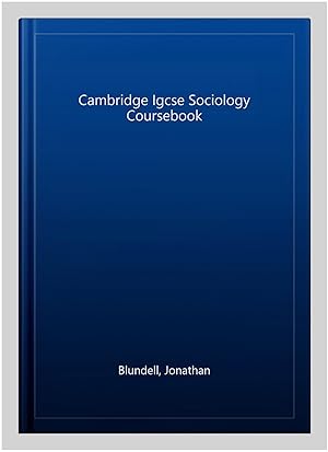 Seller image for Cambridge Igcse Sociology Coursebook for sale by GreatBookPrices