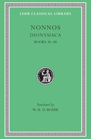 Image du vendeur pour Nonnos Dionysiaca III Books Xxxvi-Xlviii mis en vente par GreatBookPrices