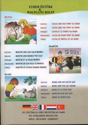 Bild des Verkufers fr Silvia und das Pony Ali Baba; Martin und das Kalb Marko; Mark und die Katze Susi. zum Verkauf von Antiquariat Jenischek