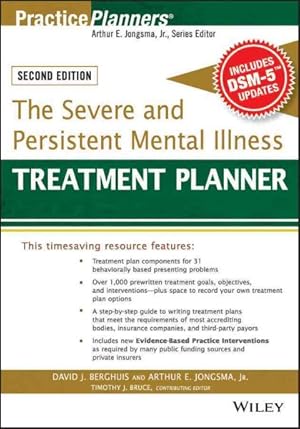 Imagen del vendedor de Severe and Persistent Mental Illness Treatment Planner : With Dsm-5 Updates a la venta por GreatBookPrices