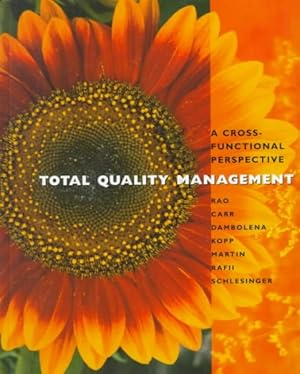 Bild des Verkufers fr Total Quality Management : A Cross Functional Perspective zum Verkauf von GreatBookPrices