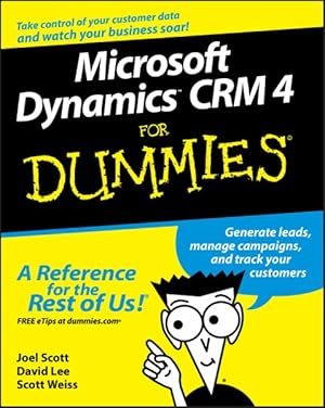 Imagen del vendedor de Microsoft Dynamics CRM 4 For Dummies a la venta por GreatBookPrices