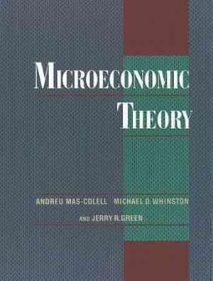 Seller image for Microeconomic Theory for sale by GreatBookPrices