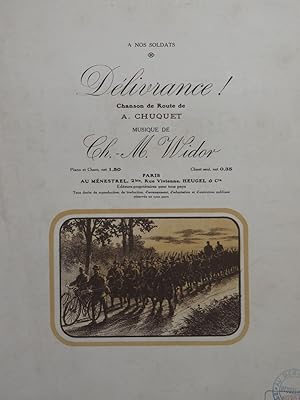 Seller image for WIDOR Ch. M. Dlivrance Chant Piano 1916 for sale by partitions-anciennes
