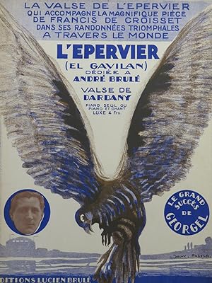 Seller image for DARDANY L'Epervier Chant Piano 1923 for sale by partitions-anciennes