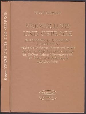 Bild des Verkufers fr Verzeichnis und Geprge der groben und kleinen Mnzsorten - welche die Kurfrsten, Frsten und Stnde des Oberen Schsischen Kreises vermge des Heiligen Reiches Mnzordnung auf den Kreis- und Propationstagen verglichen haben zum Verkauf von Graphem. Kunst- und Buchantiquariat