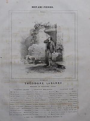 Seller image for LABARRE Thodore Mon ami Pierre Chant Piano ca1840 for sale by partitions-anciennes