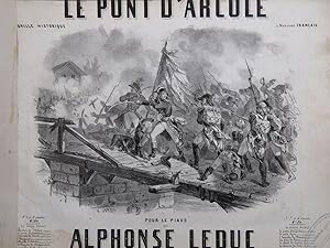 Seller image for LEDUC Alphonse Le Pont d'Arcole Piano ca1850 for sale by partitions-anciennes