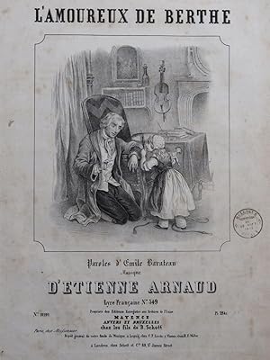 Seller image for ARNAUD tienne L'Amoureux de Berthe Chant Piano ca1840 for sale by partitions-anciennes