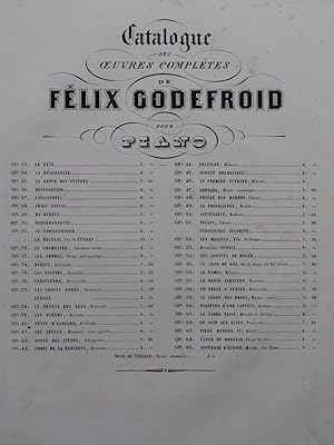 Seller image for GODEFROID Flix Vieux menuet Piano ca1856 for sale by partitions-anciennes