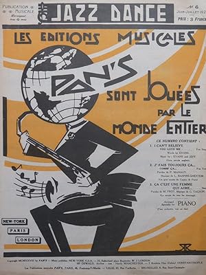 Bild des Verkufers fr EVANS R. B. JEFF W. I Can't Believe You Love Me Jazz Piano 1928 zum Verkauf von partitions-anciennes