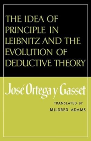 Seller image for The Idea Of Principle In Leibnitz And Th for sale by GreatBookPrices