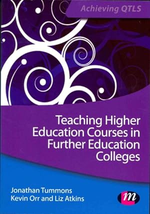 Bild des Verkufers fr Teaching Higher Education Courses in Further Education Colleges zum Verkauf von GreatBookPrices