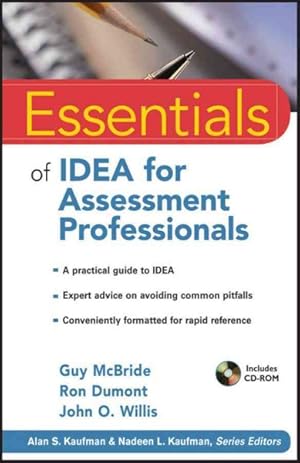 Bild des Verkufers fr Essentials of Idea for Assessment Professionals zum Verkauf von GreatBookPrices